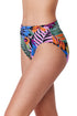 Gottex Profile by Gottex Costa Del Sol Shirred High Waist Swim Bottom